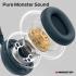 Monster Persona 3rd ANC Active Noise Cancelling Headphones, Over Ear Wireless Headphone Bluetooth with Mic, 70 Hours Playtime Bluetooth Headphones, Foldable Comfort Lightweight Headphone for Travel - Dark Blue